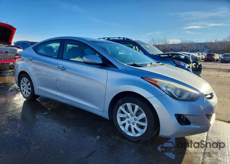 2012 Hyundai Elantra Gls из США, поврежденный, VIN 5NPDH4AE4CH146050